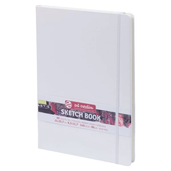 Talens Sketchbook Sert Kapak Eskiz Çizim Defteri 21 X 29 Cm. A4 140 Gr 80 Yaprak Beyaz - Görsel 2
