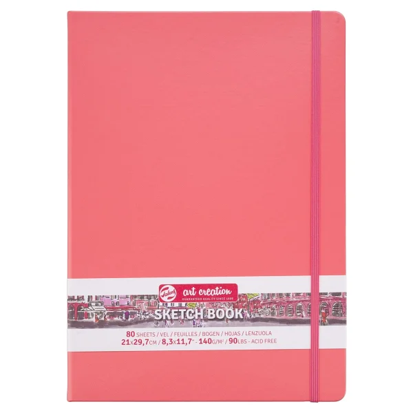 Talens Sketchbook Sert Kapak Eskiz Çizim Defteri 21 X 29 Cm. A4 140 Gr 80 Yaprak Beyaz - Görsel 3