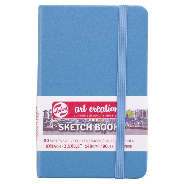 Talens Sketchbook Sert Kapak Eskiz Çizim Defteri 9 X 14 Cm A6 140 Gr 80 Yaprak Pastel Pembe - Görsel 8