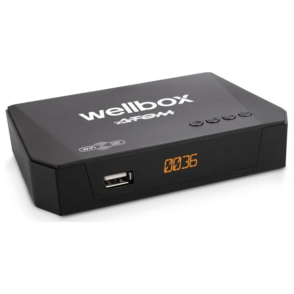 Wellbox Atom Mini Full HD Ip Wi-Fi Linux Os Tabanlı Uydu Alıcısı - Görsel 2