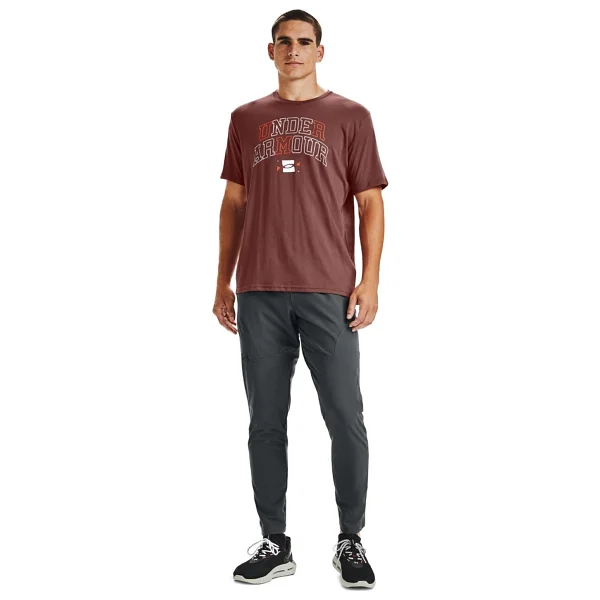Under Armour Unstoppable Tapered 1352028-012 Koyu Gri Erkek Eşofman Altı - Görsel 4