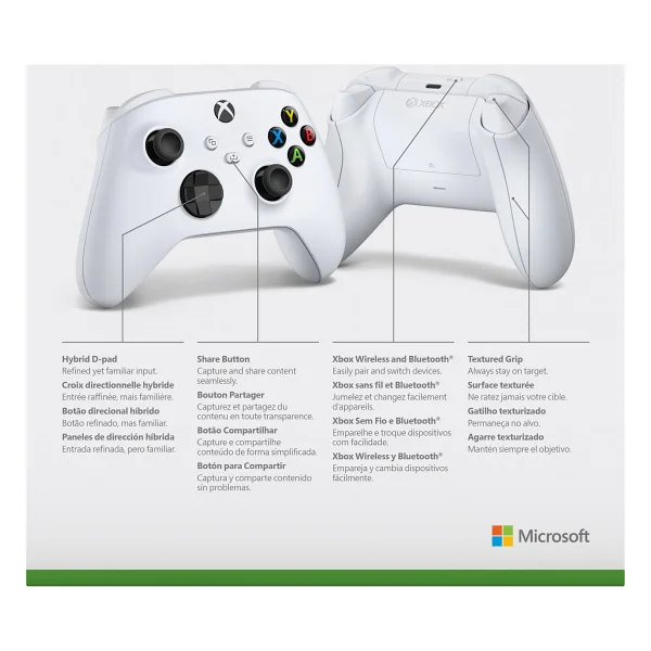 Xbox Series 9. Nesil Beyaz Kablosuz Oyun Kolu - Görsel 5