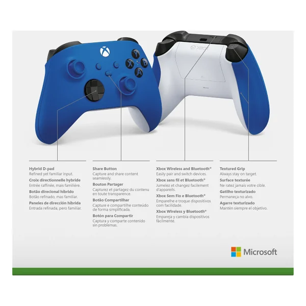 Microsoft Xbox Series 9. Nesil Mavi Kablosuz Oyun Kolu (Microsoft Türkiye Garantili) - Görsel 6