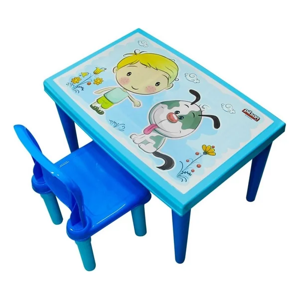 Pilsan Modern Çalışma Masası Mavi 03-516 - Görsel 3