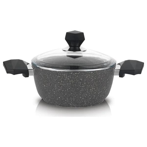 Schafer Cory 24 Cm Basık Granit Tencere - Görsel 5