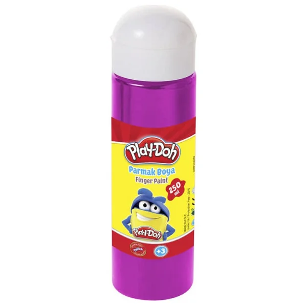 Play-Doh 250 Ml Parmak Boyası Pembe - Görsel 2