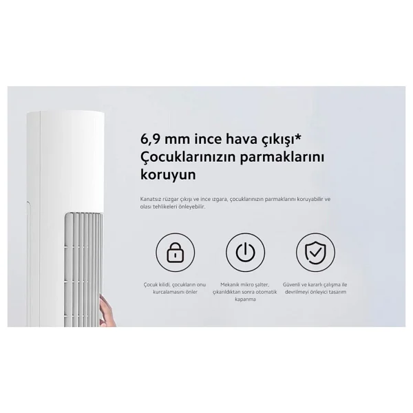Xiaomi Smart Tower Fan Kule Tipi Vantilatör - Görsel 4