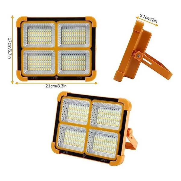Forlife Fl-3239 200 W Sensörlü Şarjlı Güneş Enerjili Projektör - Görsel 2