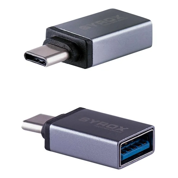 Syrox Type C - USB 3.0 Otg USB Flash Dönüştürücü - Gri - Görsel 2