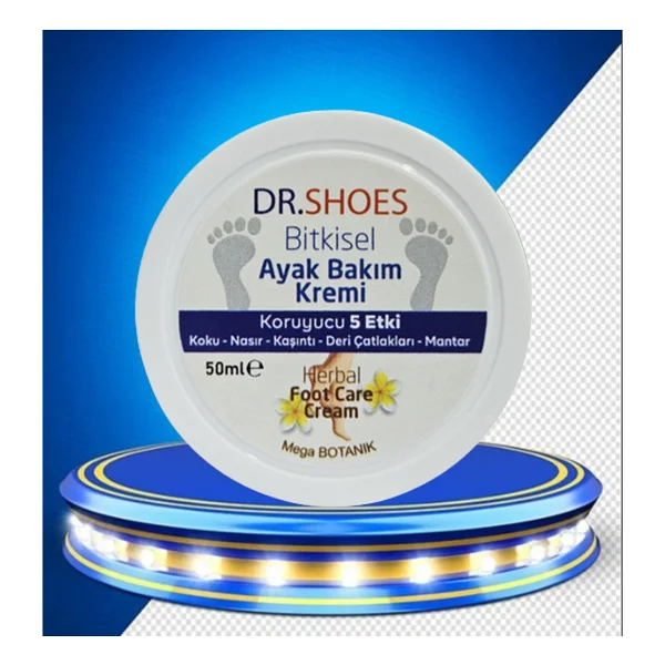 Dr. Shoes Bitkisel Ayak Bakım Kremi - Ayak Koku Karşıtı Krem 50 Ml. Koruyucu 5 Etki 2 Adet - Görsel 2