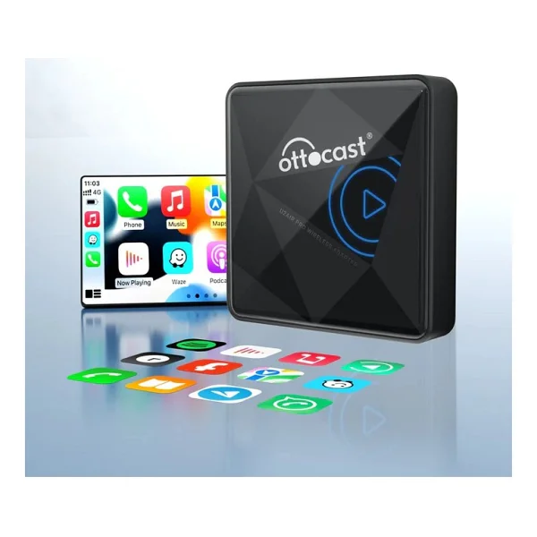 Ottocast U2 Aır Pro Kablosuz Wireless Carplay Adaptör - Görsel 3