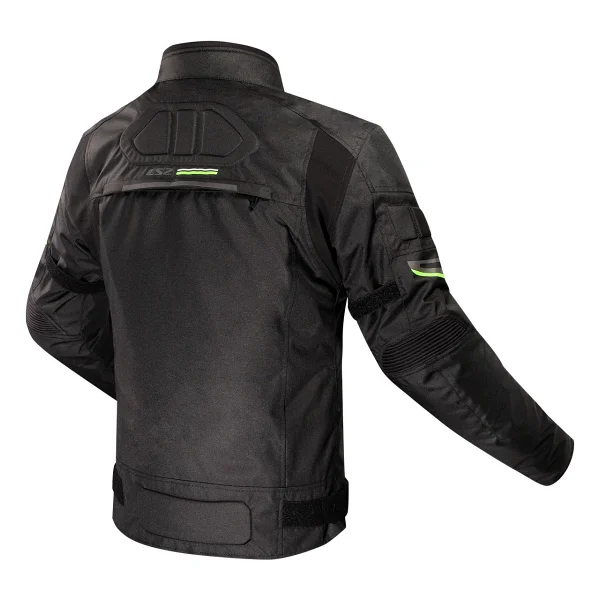 Ls2 Shadow Erkek Siyah-Neon Sarı Kışlık Motosiklet Montu - Görsel 7