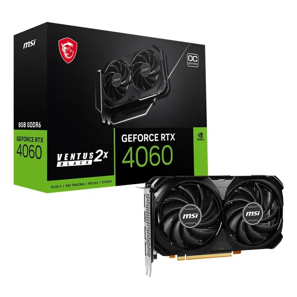 Msı RTX 4060 Ventus 2x Black 8g Oc 128 Bit Gddr6 8 GB Ekran Kartı - Görsel 6