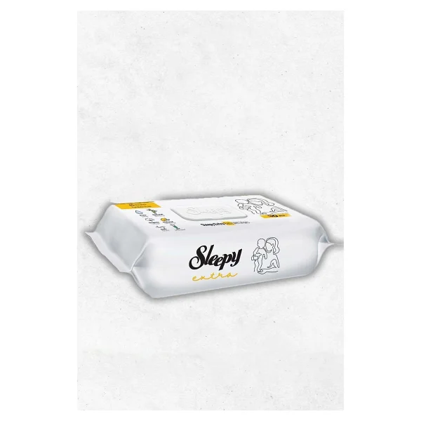Sleepy Extra 70 Yaprak 9'lu Paket Islak Bebek Havlusu - Görsel 2