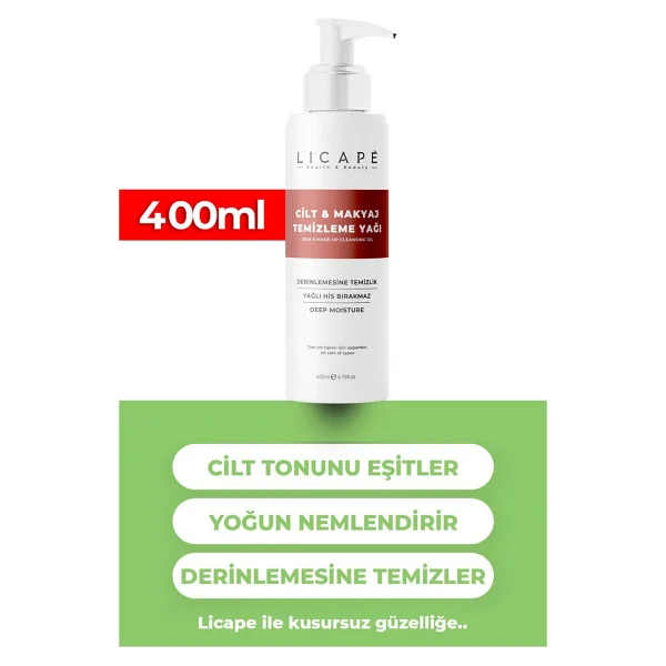 Licape İki Aşamalı 400 Ml Yüz Ve Makyaj Temizleme Yağı - Görsel 7