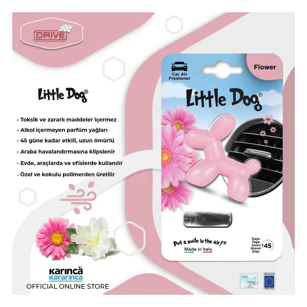 Little Joe Dog Flower Klima Araba Kokusu - Görsel 3