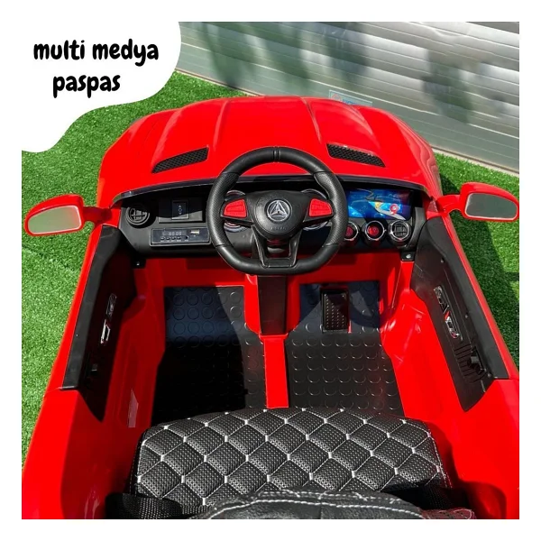 Babyhope 444 Gtr Sport Kırmızı 12 V Akülü Araba - Görsel 5