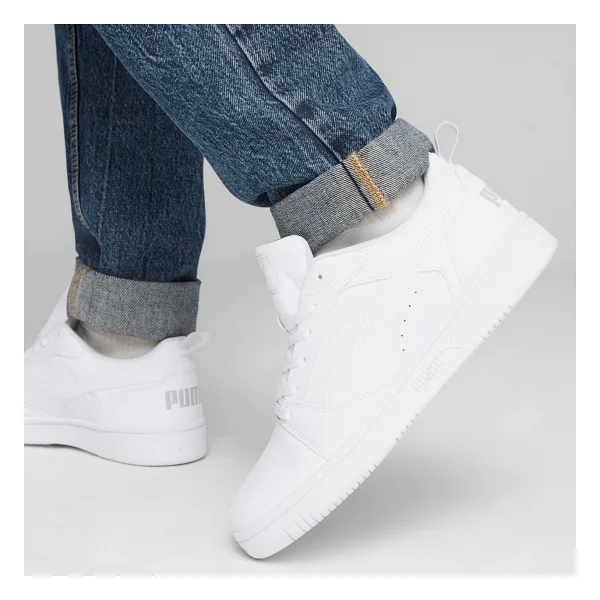 Puma Rebound V6 Low 392328-03 Beyaz Spor Ayakkabı - Görsel 9