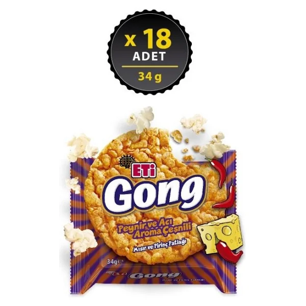 Eti Gong Peynir Ve Acı Aroma Çeşnili 34 Gx18 - Görsel 4