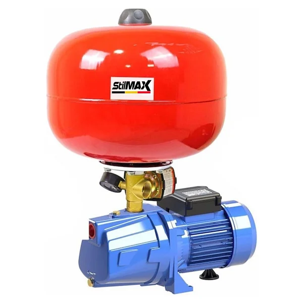 Stilmax Bakır Sargı STL10T 24LT Tanklı Santrifüj Otomatik Hidrofor 4 Daire Paket Hidrofor Pompa Seti 1 Hp - Görsel 3