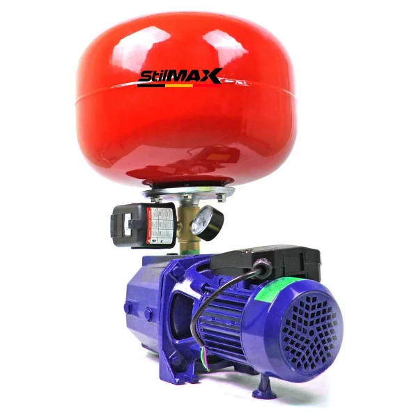 Stilmax Bakır Sargı STL10T 24LT Tanklı Santrifüj Otomatik Hidrofor 4 Daire Paket Hidrofor Pompa Seti 1 Hp - Görsel 2