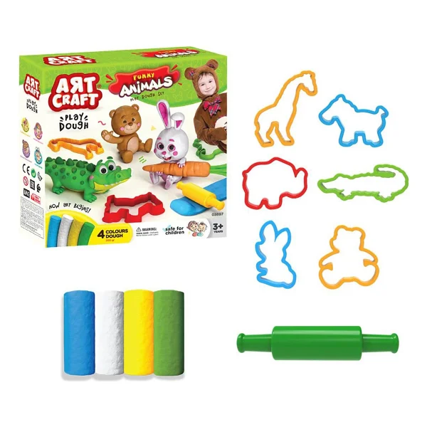 Art Craft Eğlenceli Hayvanlar Hamur Seti 03697 - Görsel 5