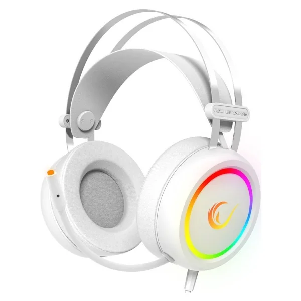 Rampage Stormy Beyaz RGB 7.1 USB Kablolu Kulak Üstü Oyuncu Kulaklığı - Görsel 7
