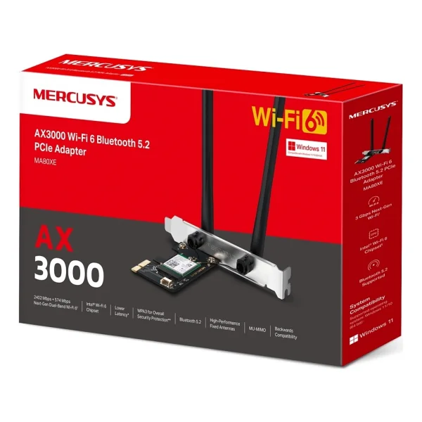 Mercusys Ma80xe Ax3000 Kablosuz Ağ Adaptörü - Görsel 7