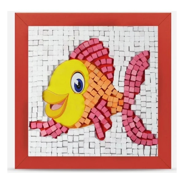 Artebella 22 I Çocuk Ahşap Çerçeveli Seramik Mozaik Set 20x20 Cm - Görsel 5