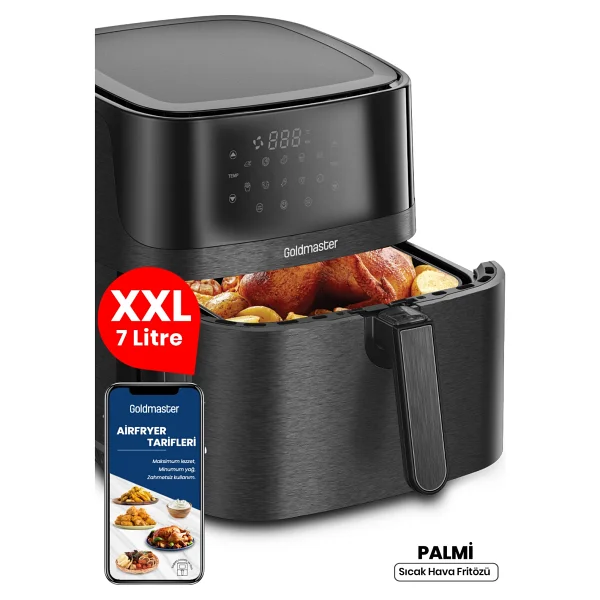 Goldmaster Palmi Gm8407 7 Lt Yağsız Fritöz - Görsel 2