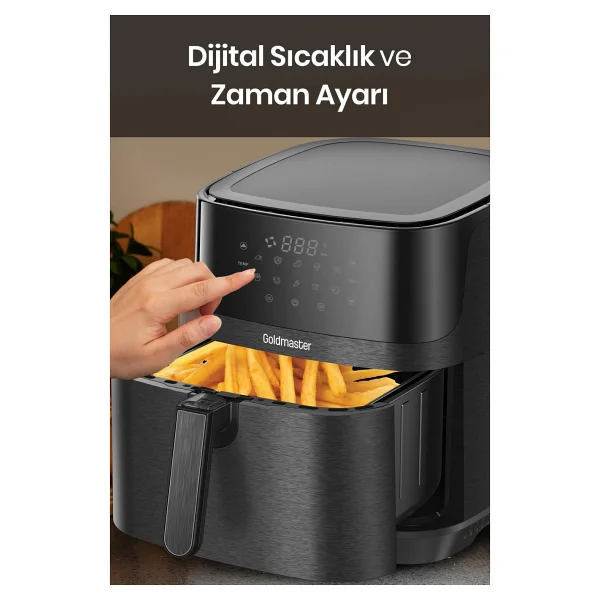 Goldmaster Palmi Gm8407 7 Lt Yağsız Fritöz - Görsel 3