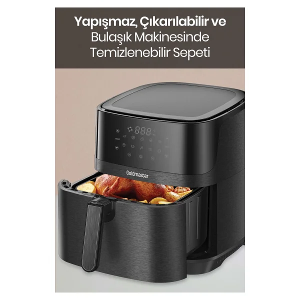 Goldmaster Palmi Gm8407 7 Lt Yağsız Fritöz - Görsel 4