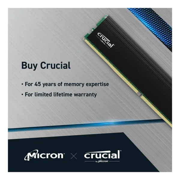 Crucial Pro 32 GB (2x16) 3200 MHz Cl22 Cp2k16g4dfra32a DDR4 RAM - Görsel 5