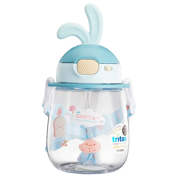 Shotay St-7008 Rabbit Mavi 600 Ml Tritan Matara - Görsel 9