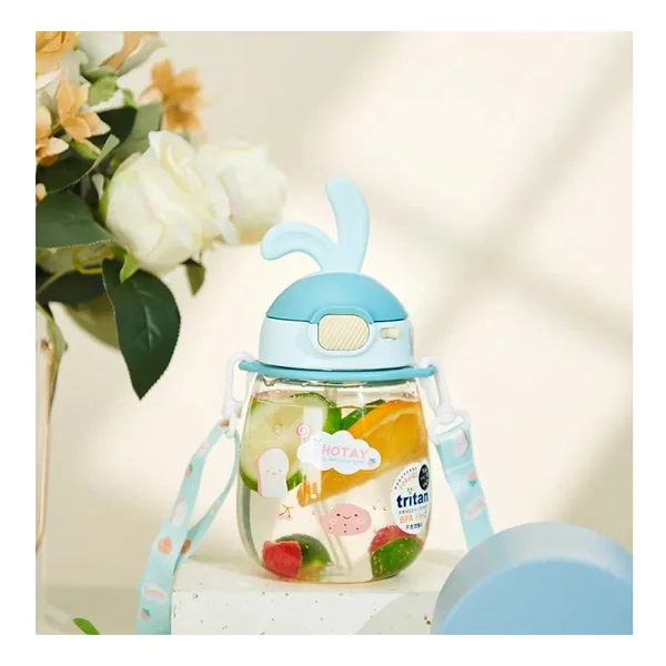 Shotay St-7008 Rabbit Mavi 600 Ml Tritan Matara - Görsel 2