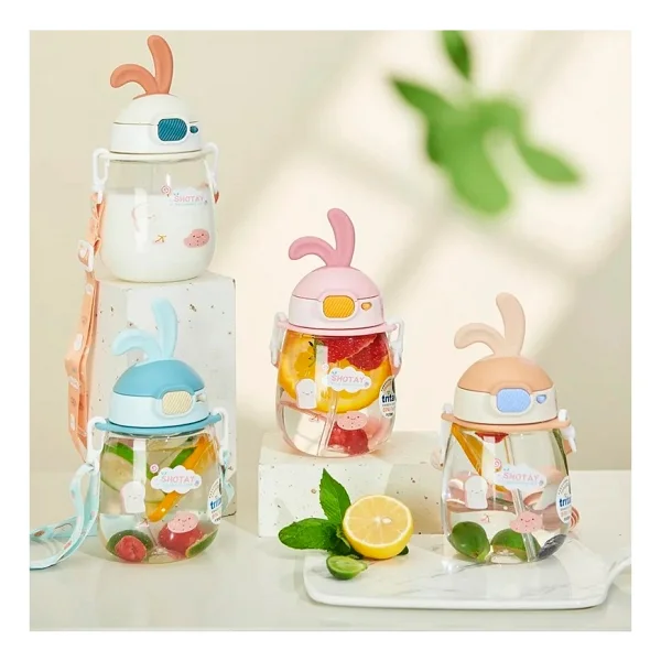 Shotay St-7008 Rabbit Mavi 600 Ml Tritan Matara - Görsel 4