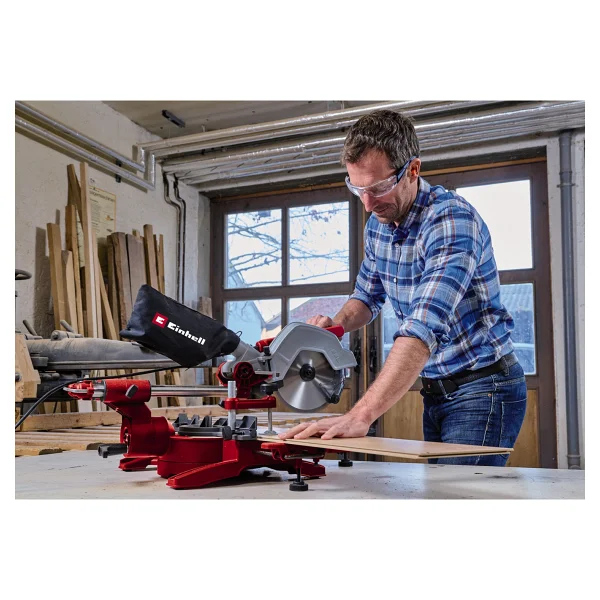 Einhell Tc-Sm 216 1600 W Kızaklı Lazerli Pistonlu Gönye Testere - Görsel 5