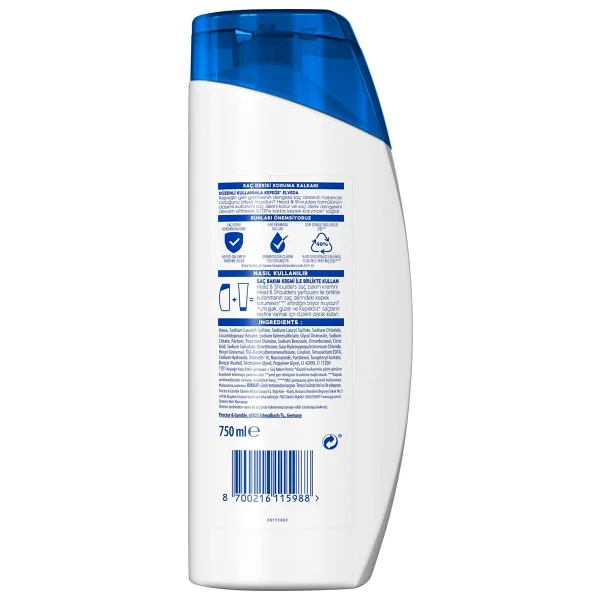 Head & Shoulders Klasik Bakım 750 ml Kepek Şampuanı - Görsel 10