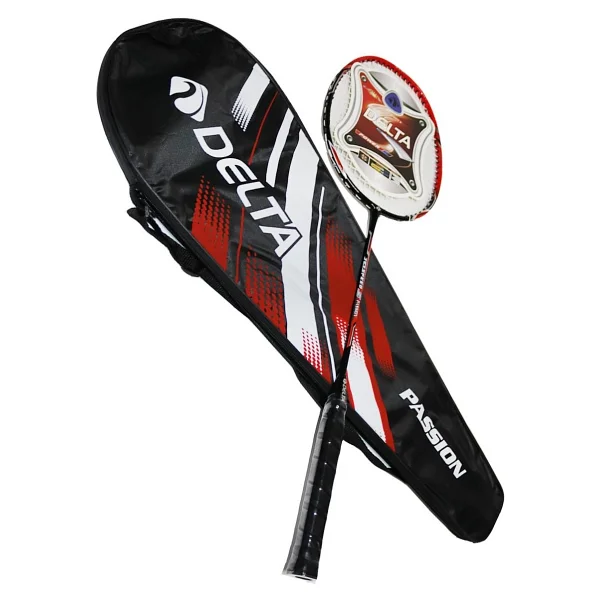 Delta Tek Parça Halinde Üretim Fiberglas Passion Badminton Raketi Ve Deluxe Badminton Çantası Seti - Görsel 5