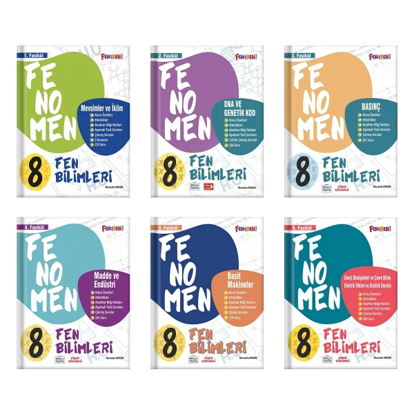 Fenomen Okul Yayınları 8. Sınıf Fen Bilimleri 6'lı Fasikül Set - Görsel 4