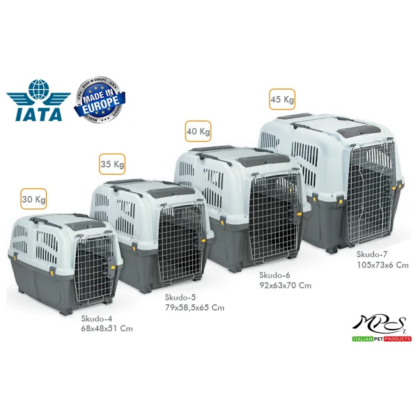 Mps Skudo-7 Iata Tekerleksiz Köpek Taşıma Kafesi - Görsel 3