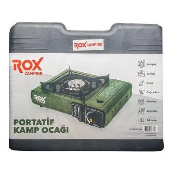 Rox Camping 0188 Haki Portatif Kamp Ocağı - Görsel 4