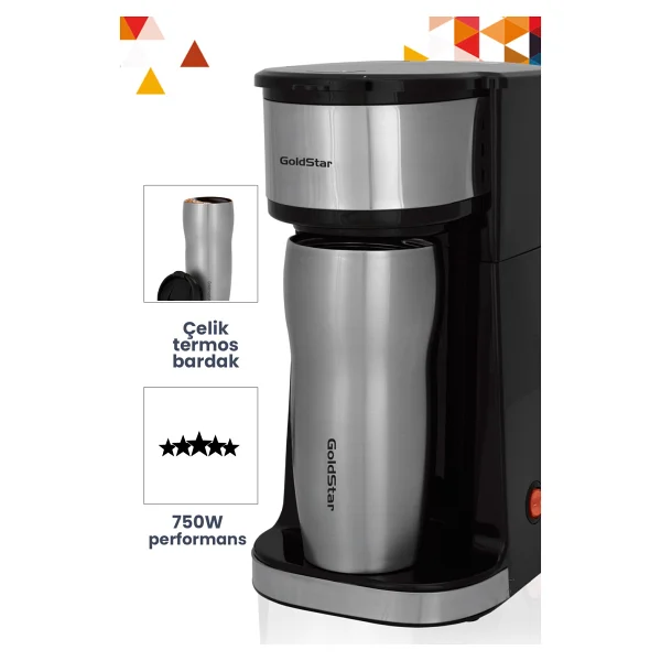 GoldStar ST7334 Termoslu Filtre Kahve Makinesi - Görsel 4
