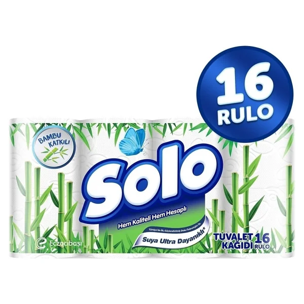 Solo Bambu Katkılı 16'lı Tuvalet Kağıdı - Görsel 3