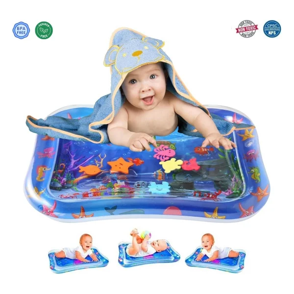 Mooie Baby's Bebek Su Oyun Matı Tummy Time Aktivite Matı - 66 X 50 Cm - Renkli - Görsel 2