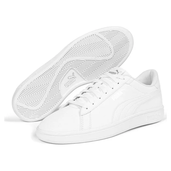 Puma Smash 3.0 Buck 392336-09 Beyaz Spor Ayakkabı - Görsel 6