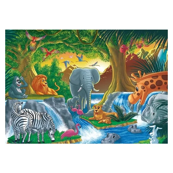 Ks Games Animal İn The Wild 24 Parça Jumbo Boy Puzzle - Görsel 2