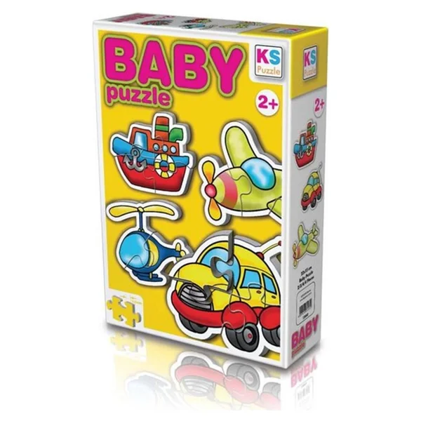 Ks Games Ulaşım Araçları Baby Puzzle - Görsel 2