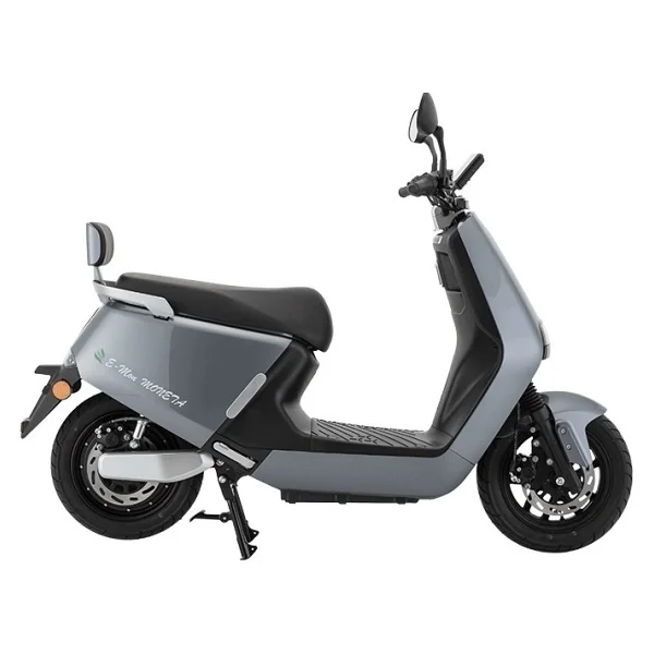 E-Mon Moneta 2400 W Elektrikli Motosiklet Gri - Görsel 2