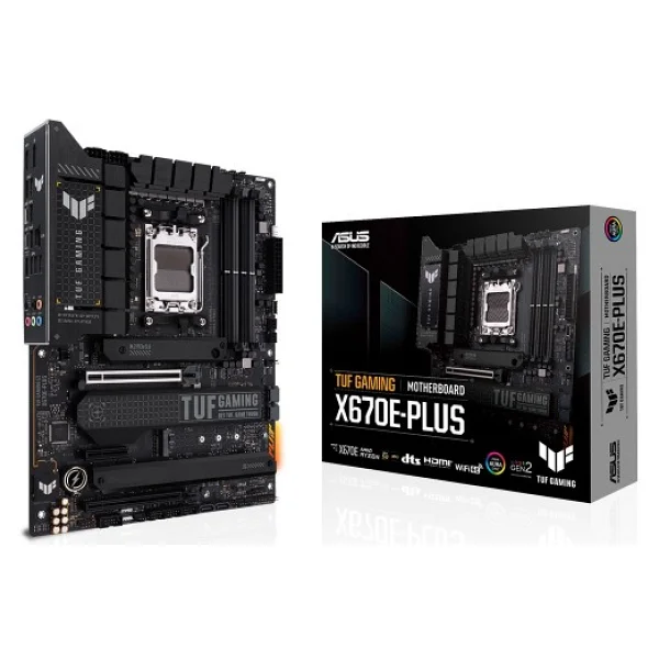 Asus Tuf Gaming X670e-Plus AMD Am5 DDR5 Atx Anakart - Görsel 2